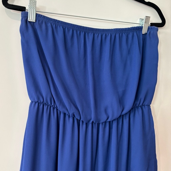 Strapless High-Lo Flowy Dress - Picture 5 of 5